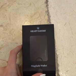 Velvet Caviar Charcoal MagSafe Wallet